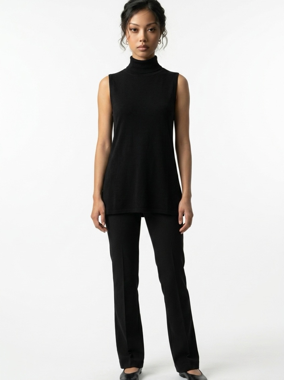 Standard James Perse High Neckline Sleeveless Pullover Women's 3 (L) Tank Top